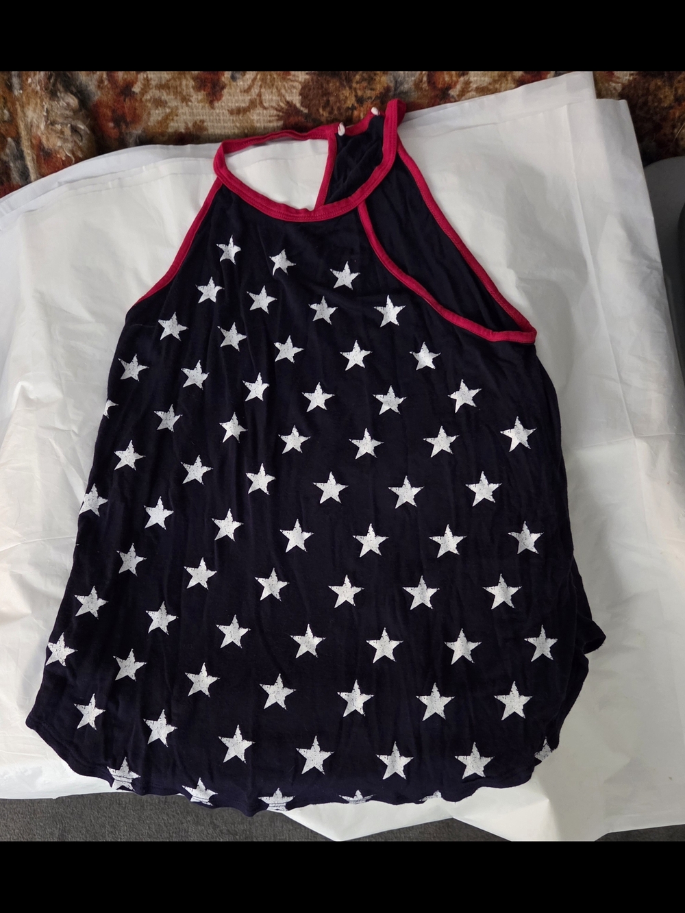 July 4th Stars Tank Top Large